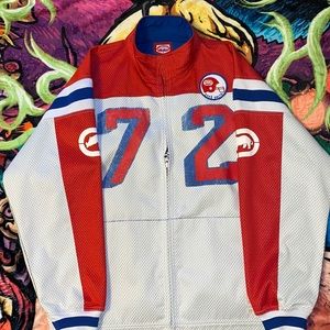 Vintage Ecko Unltd XL Double sided sports jacket